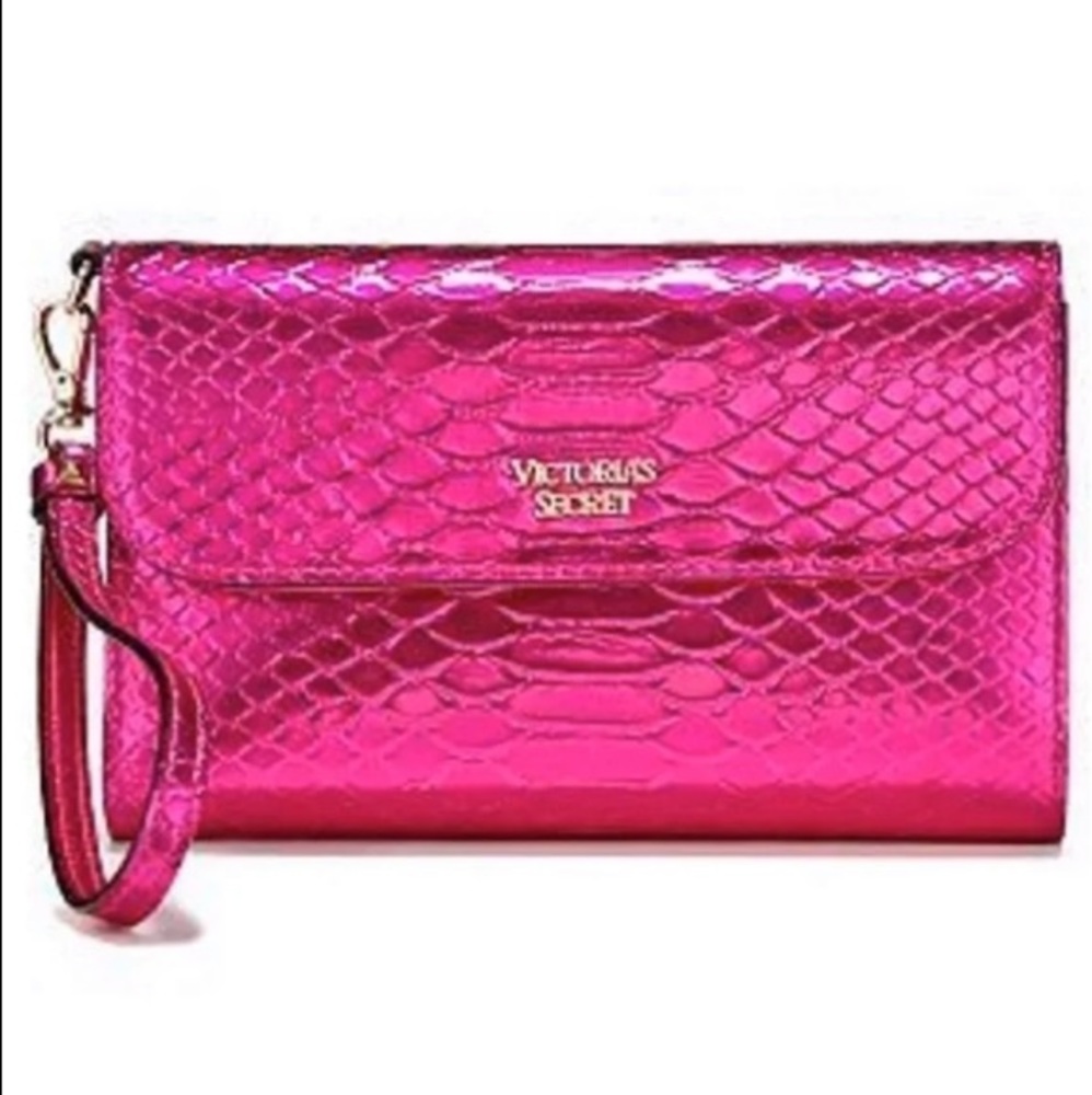 New Victoria's Secret Metallic Clutch Wallet